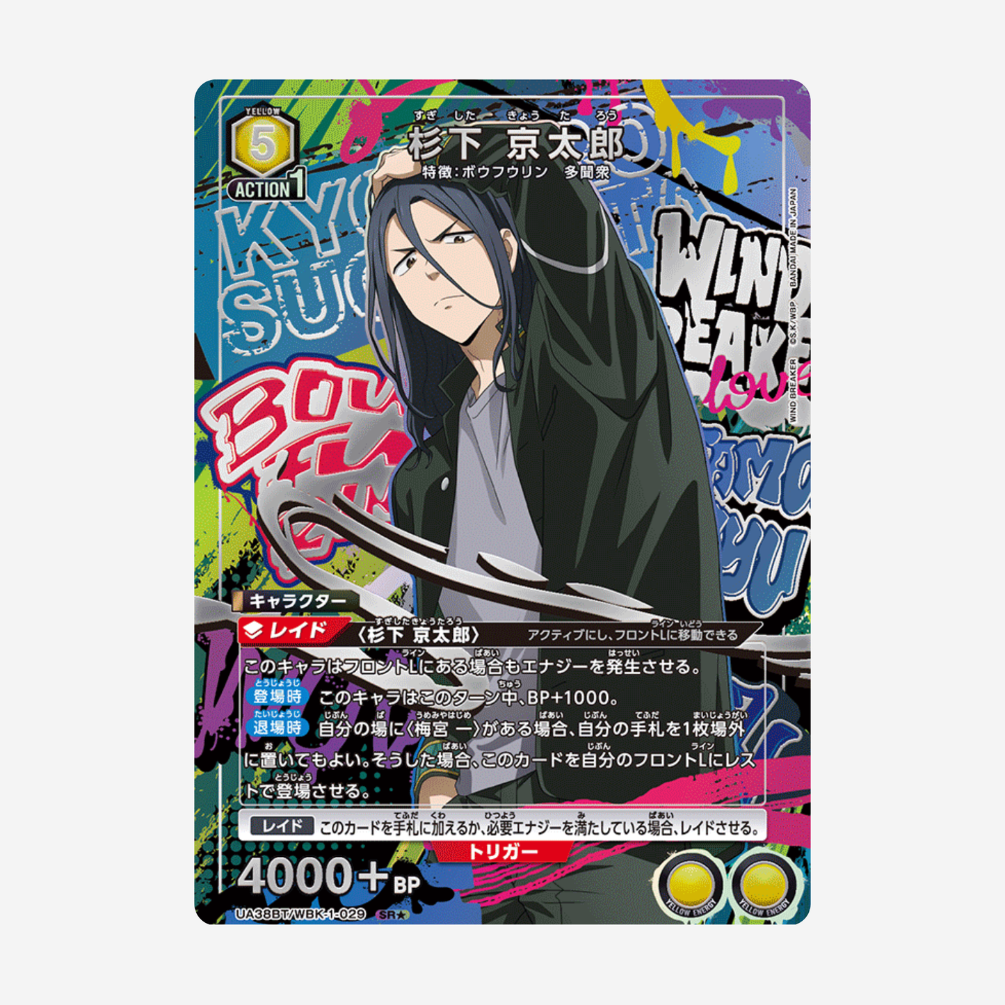 [BANDAI] UNION ARENA - WIND BREAKER DISPLAY UA38BT [JP]