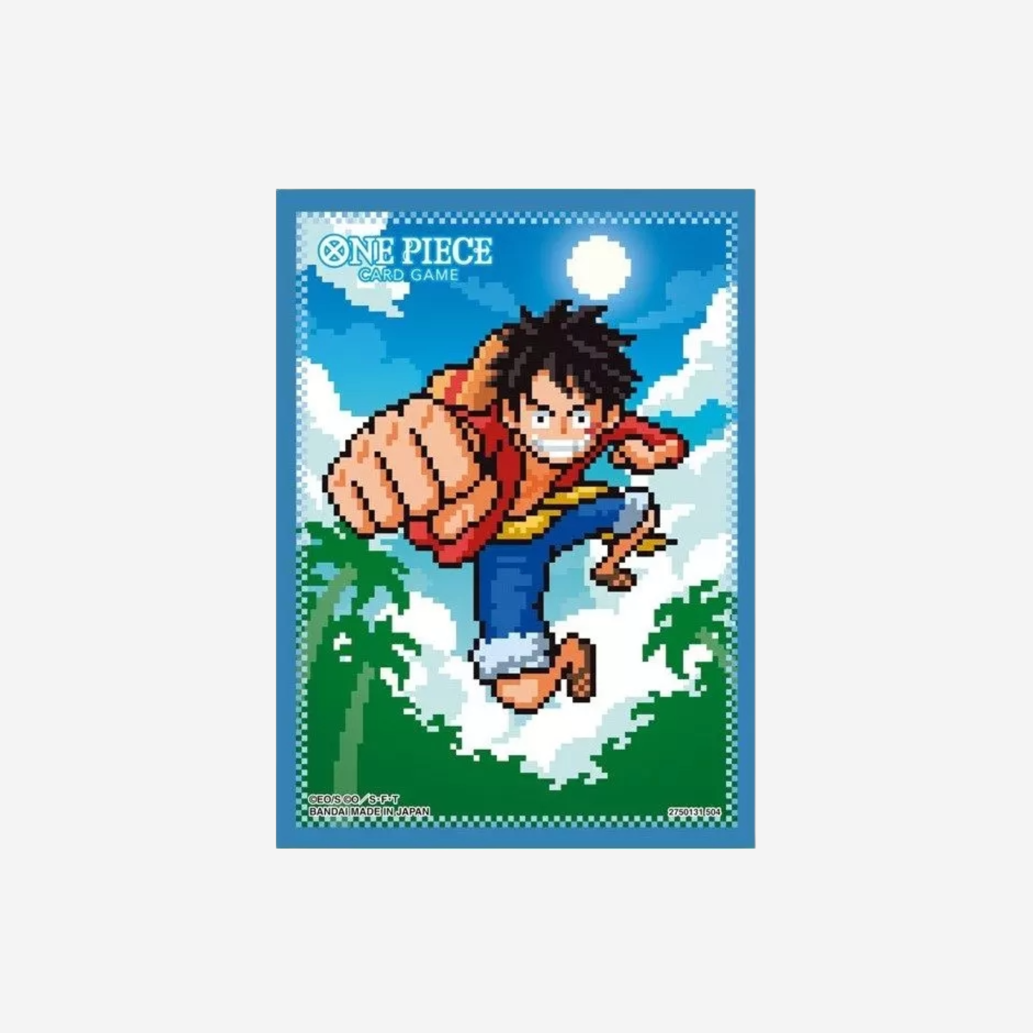 [BANDAI] ONE PIECE - OFFICIAL MONKEY D. LUFFY SLEEVES 70 STÜCK