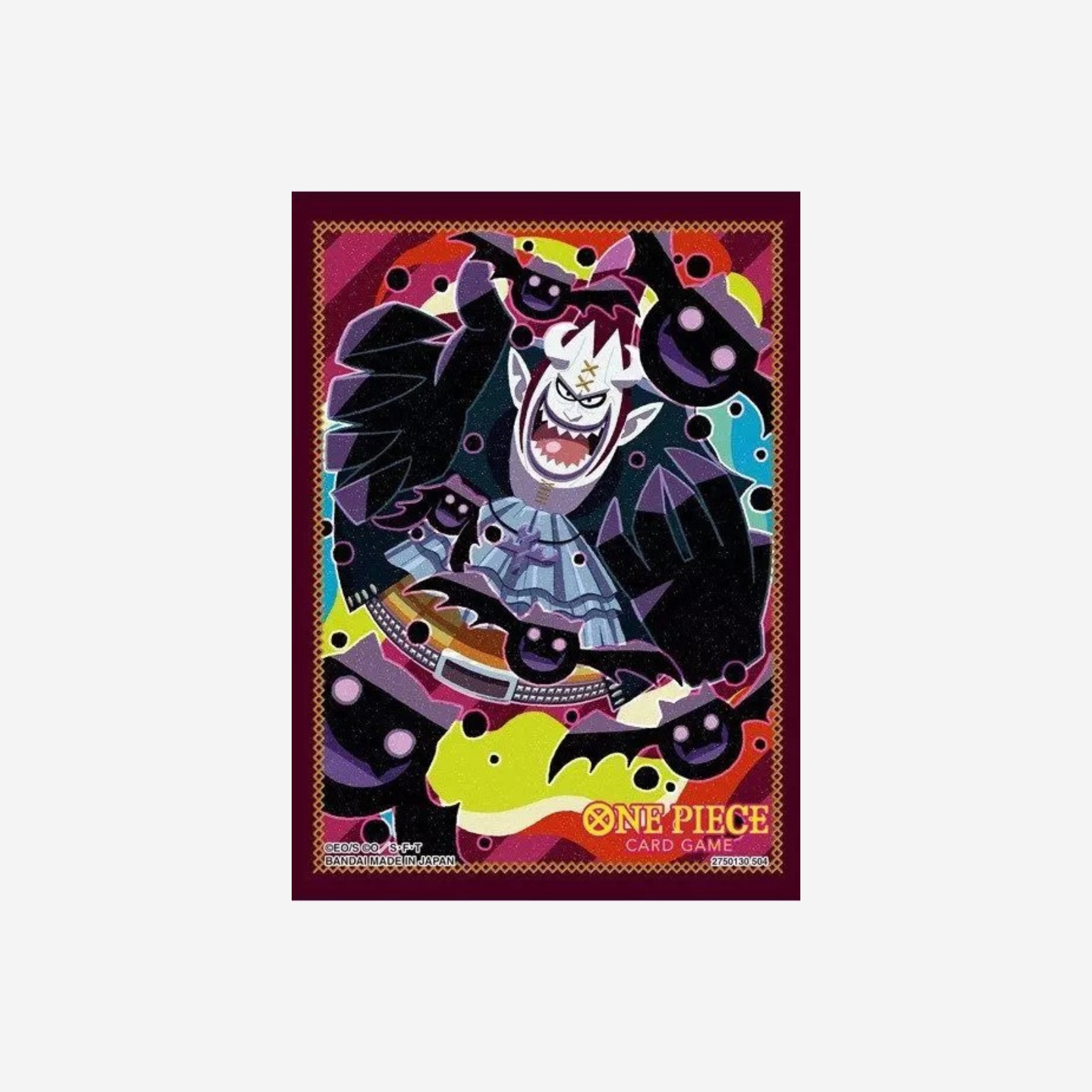 [BANDAI] ONE PIECE - OFFICIAL GECKO MORIA SLEEVES 70 STÜCK