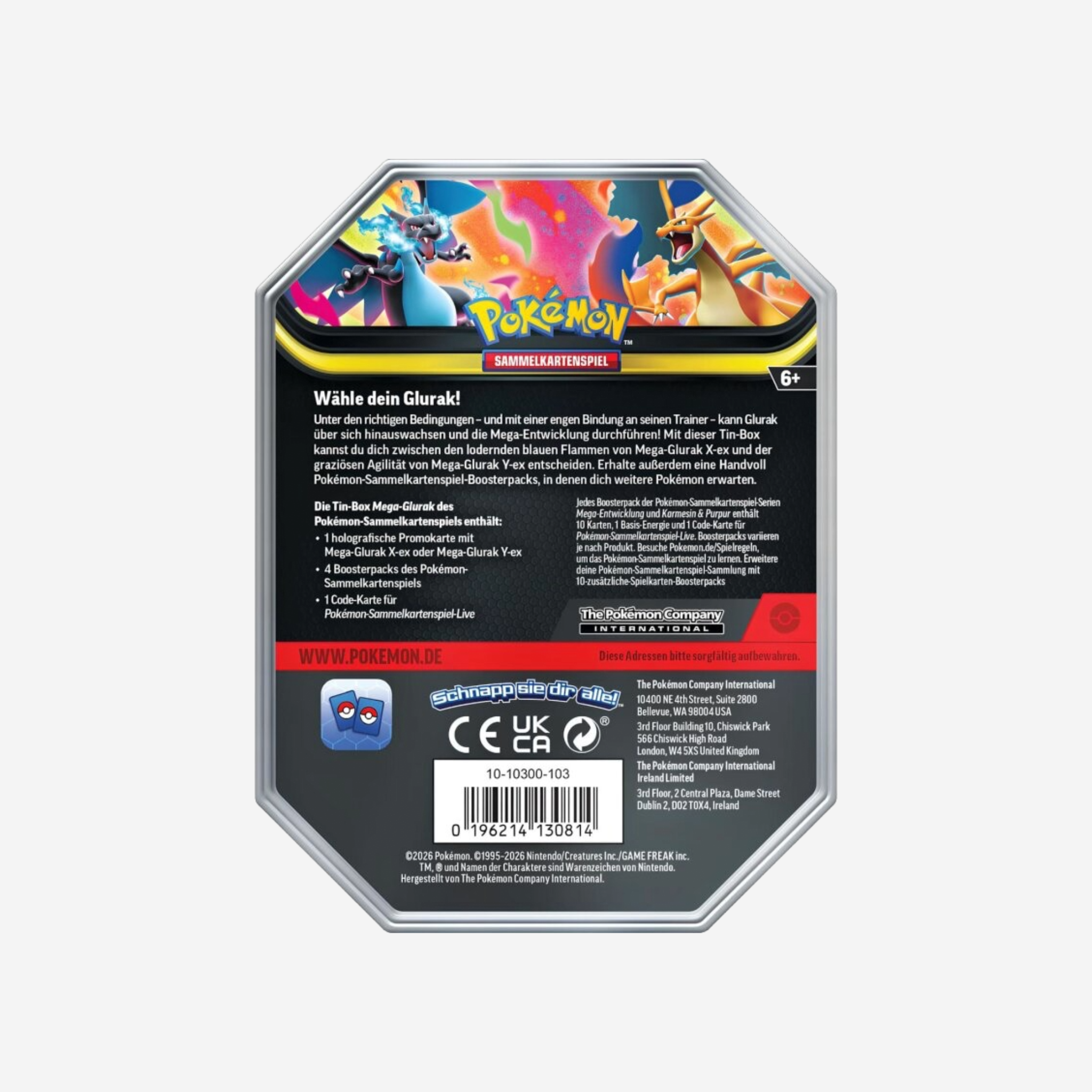 [POKÉMON] MEGA ENTWICKLUNG: MEGA GLURAK X TIN [DE]