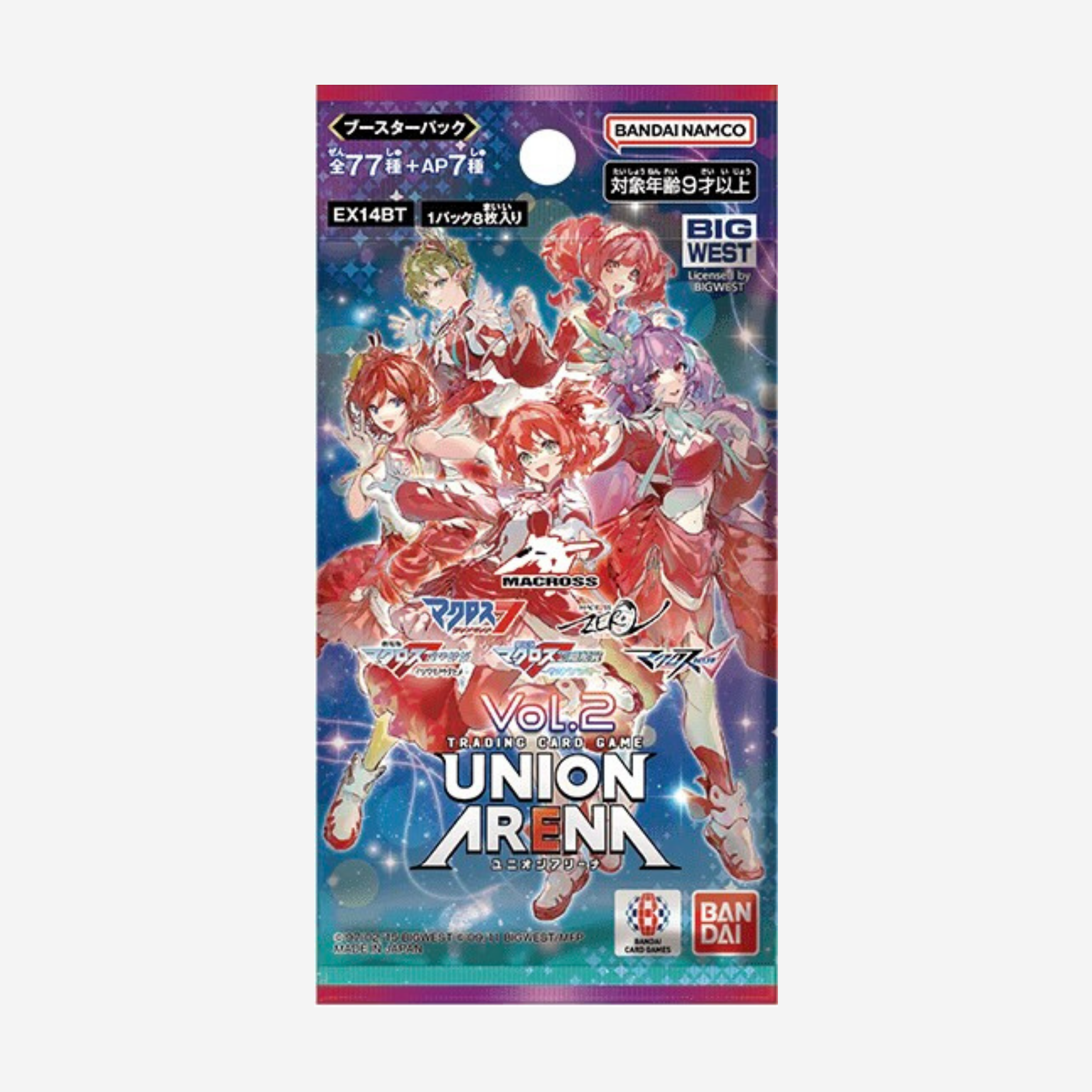 [BANDAI] UNION ARENA - MACROSS SERIES VOL. 2 BOOSTER EX14BT [JP]