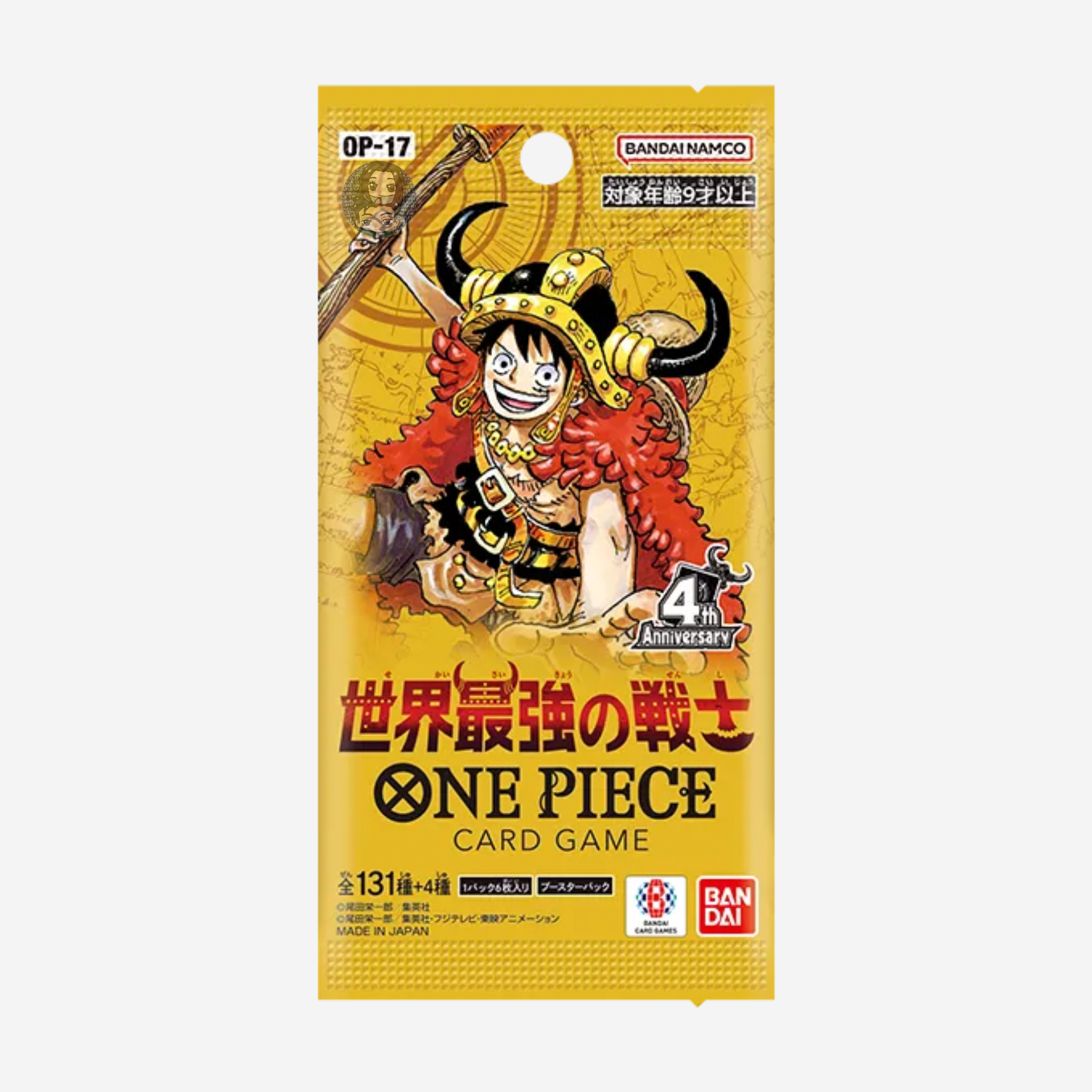 [BANDAI] ONE PIECE OP17 - THE WORLD‘S STRONGEST WARRIORS BOOSTER [JP]