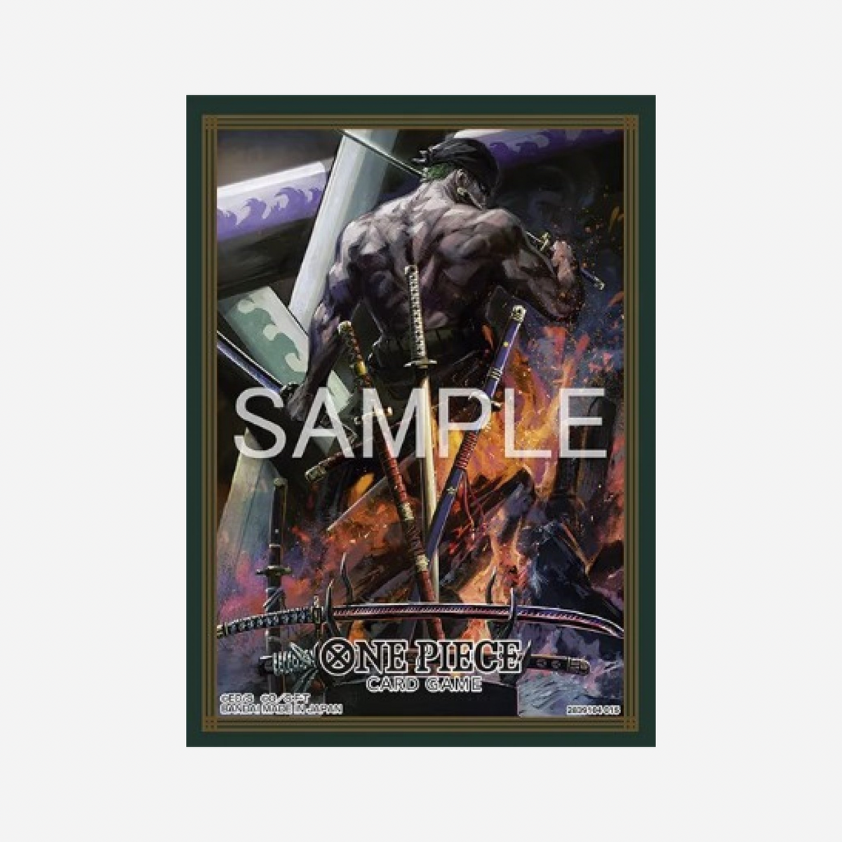 [BANDAI] ONE PIECE - ZORO SLEEVES - 10 STÜCK