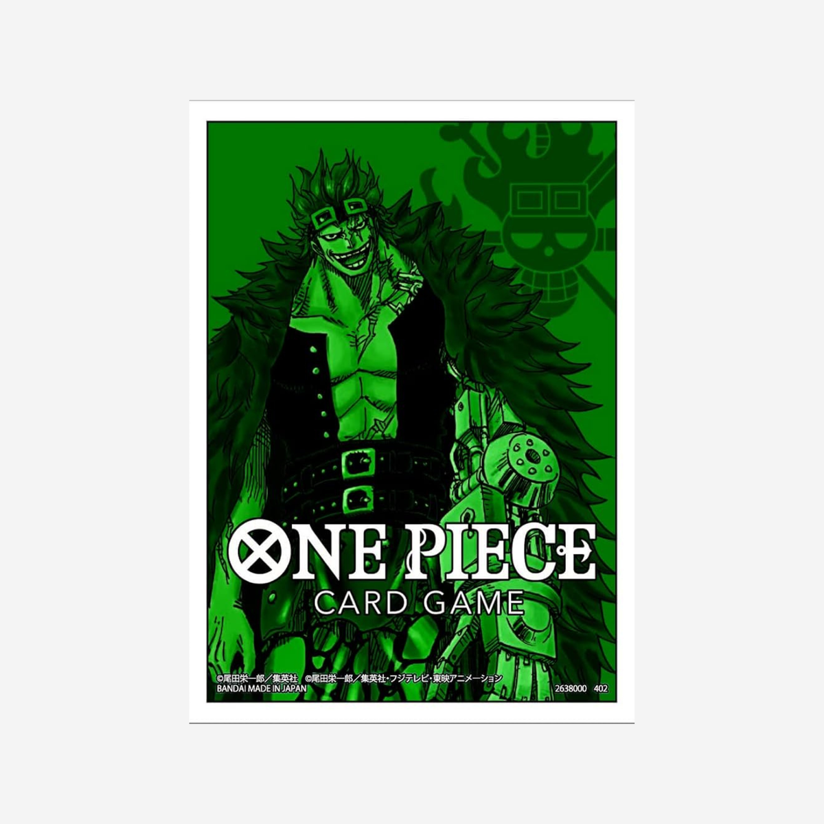 [BANDAI] ONE PIECE - EUSTASS CAPTAIN KID SLEEVES - 10 STÜCK