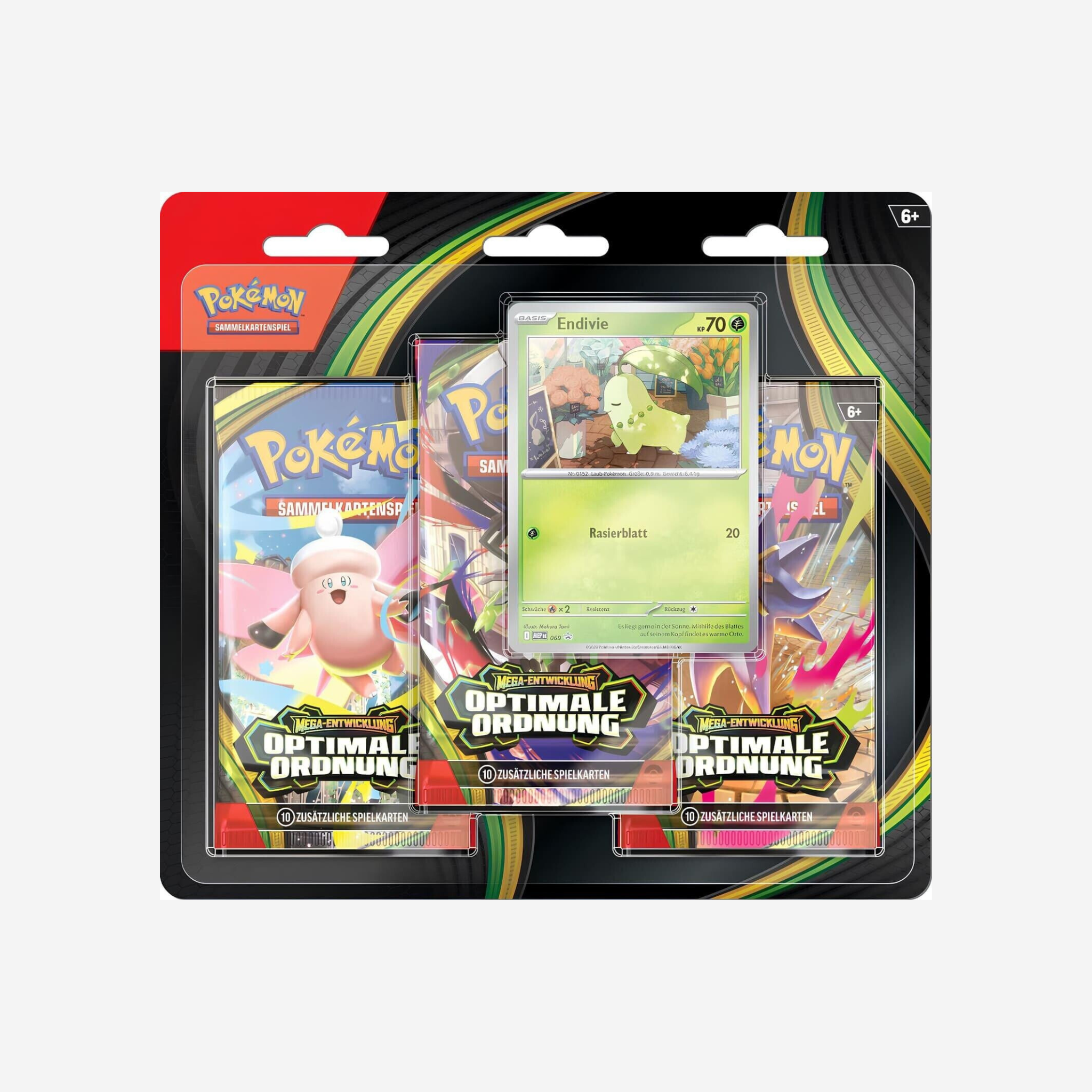 Pokemon Optimale Ordnung 3-Pack Blister Deutsch