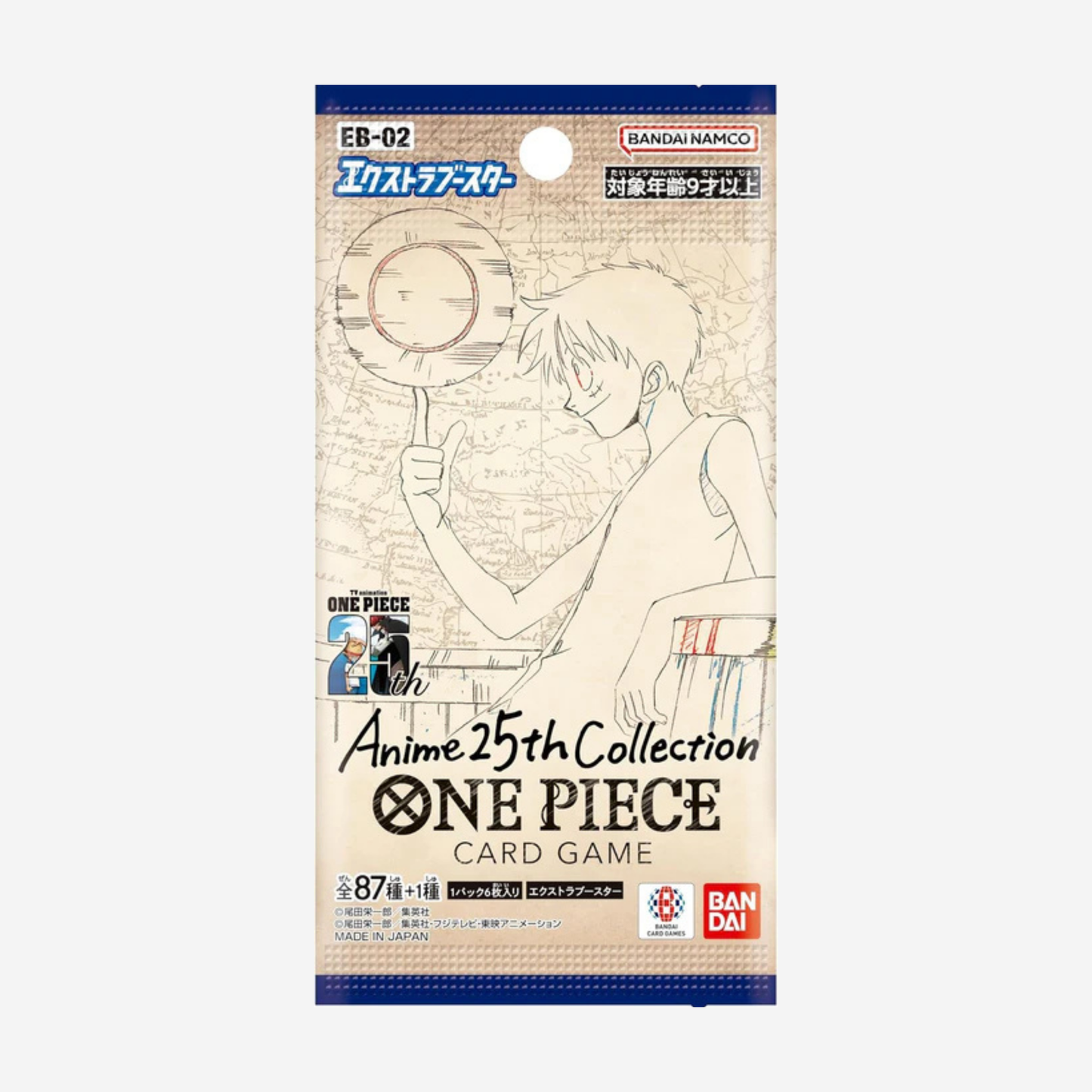 [BANDAI] ONE PIECE EB02 - ANIME 25TH COLLECTION BOOSTER [JP]