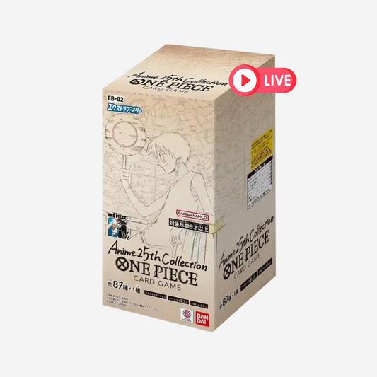 [BANDAI] ONE PIECE EB02 - ANIME 25TH COLLECTION DISPLAY [JP] - LIVEBOXBREAK