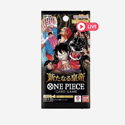 [BANDAI] ONE PIECE OP09 - FOUR EMPERORS BOOSTER [JP] - LIVEBOXBREAK