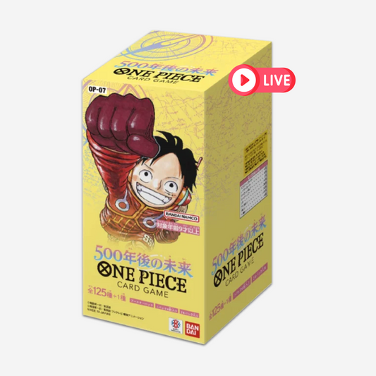 [BANDAI] ONE PIECE OP07 - 500 YEARS IN THE FUTURE DISPLAY [JP] - LIVEBOXBREAK