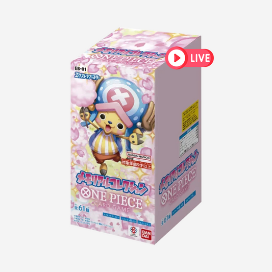 [BANDAI] ONE PIECE EB01 - MEMORIAL COLLECTION DISPLAY [JP] - LIVEBOXBREAK