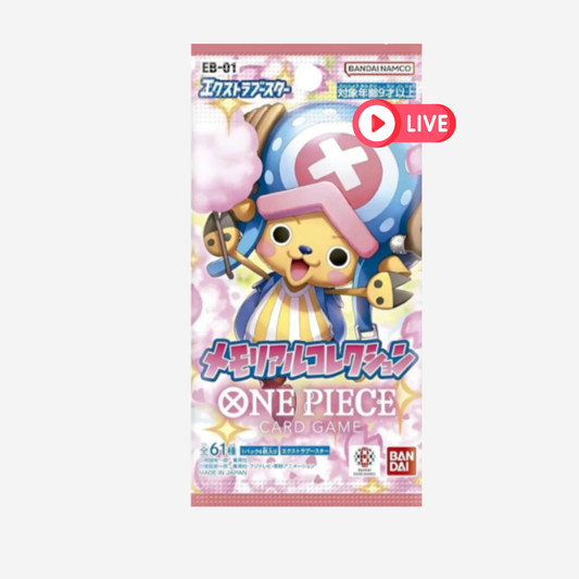 [BANDAI] ONE PIECE EB01 - MEMORIAL COLLECTION BOOSTER [JP] - LIVEBOXBREAK