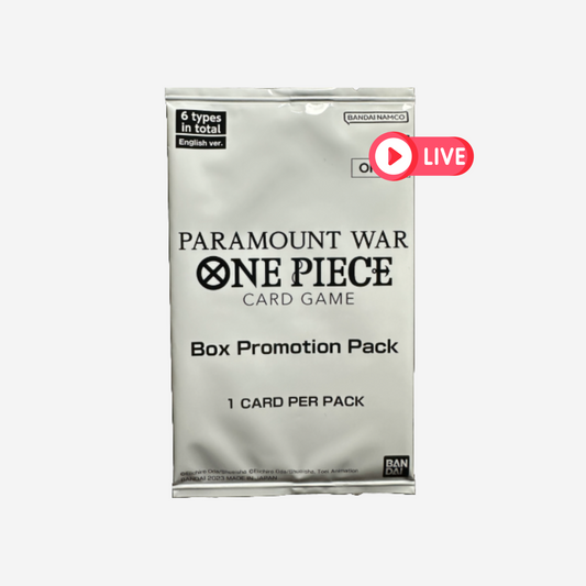 [BANDAI] ONE PIECE PARAMOUNT WAR OP02 - PROMOTION BOOSTER PACK [EN] - LIVEBOXBREAK