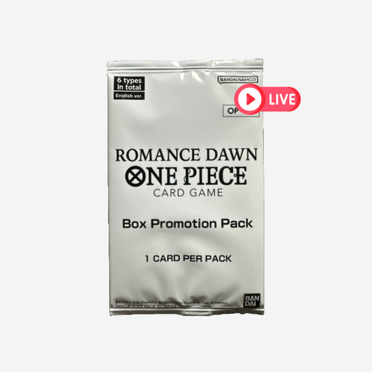 [BANDAI] ONE PIECE ROMANCE DAWN OP01 - PROMOTION BOOSTER PACK [EN] - LIVEBOXBREAK