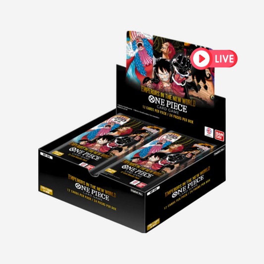 [BANDAI] ONE PIECE OP09 - FOUR EMPERORS DISPLAY [EN] - LIVEBOXBREAK