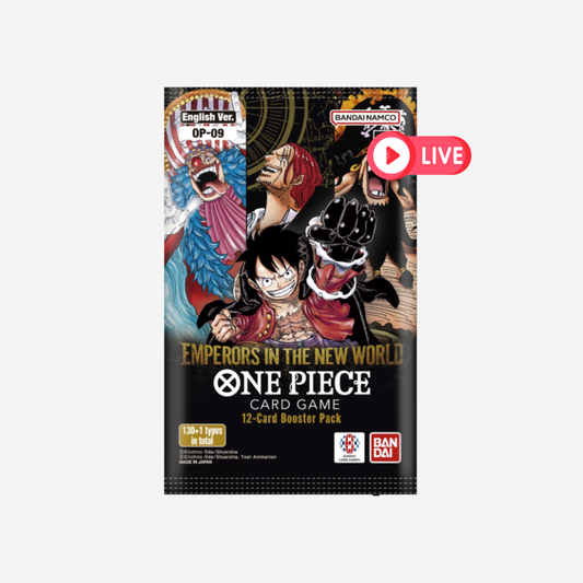 [BANDAI] ONE PIECE OP09 - FOUR EMPERORS BOOSTER [EN] - LIVEBOXBREAK