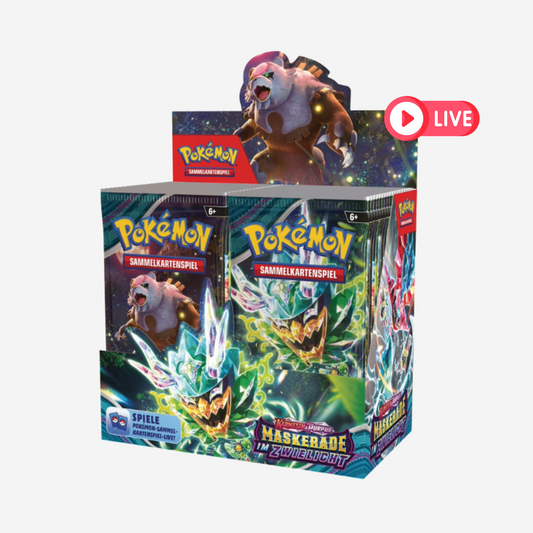 [Pokémon] MASKERADE IM ZWIELICHT DISPLAY [DE] - LIVEBOXBREAK