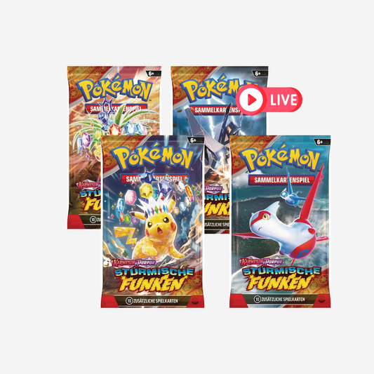 [POKÉMON] STÜRMISCHE FUNKEN BOOSTER [DE] - LIVEBOXBREAK