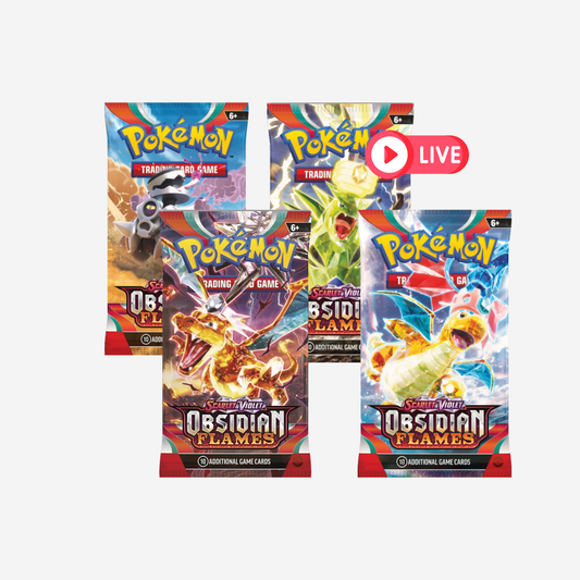 [POKÉMON] OBSIDIAN FLAMES (SV3) BOOSTER [EN] - LIVEBOXBREAK