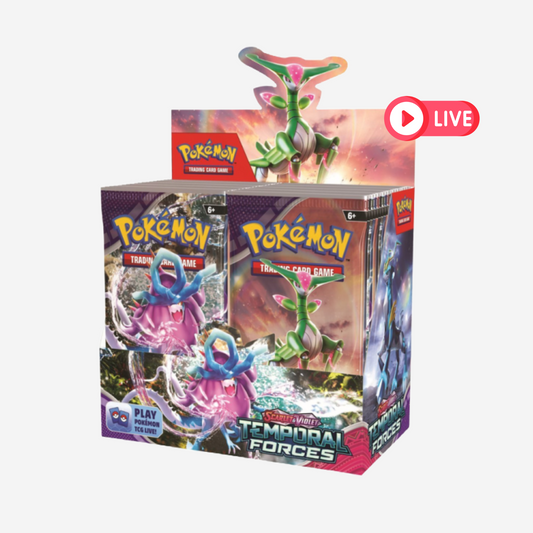 [POKÉMON] TEMPORAL FORCES (SV05) DISPLAY [EN] - LIVEBOXBREAK