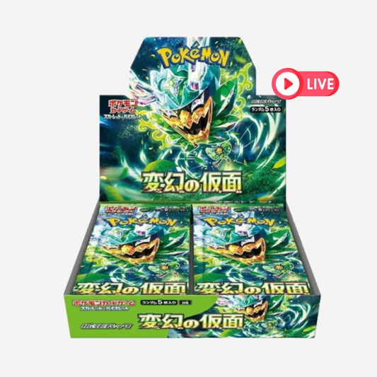 [POKÉMON] MASK OF CHANGE (SV6) DISPLAY [JP] - LIVEBOXBREAK
