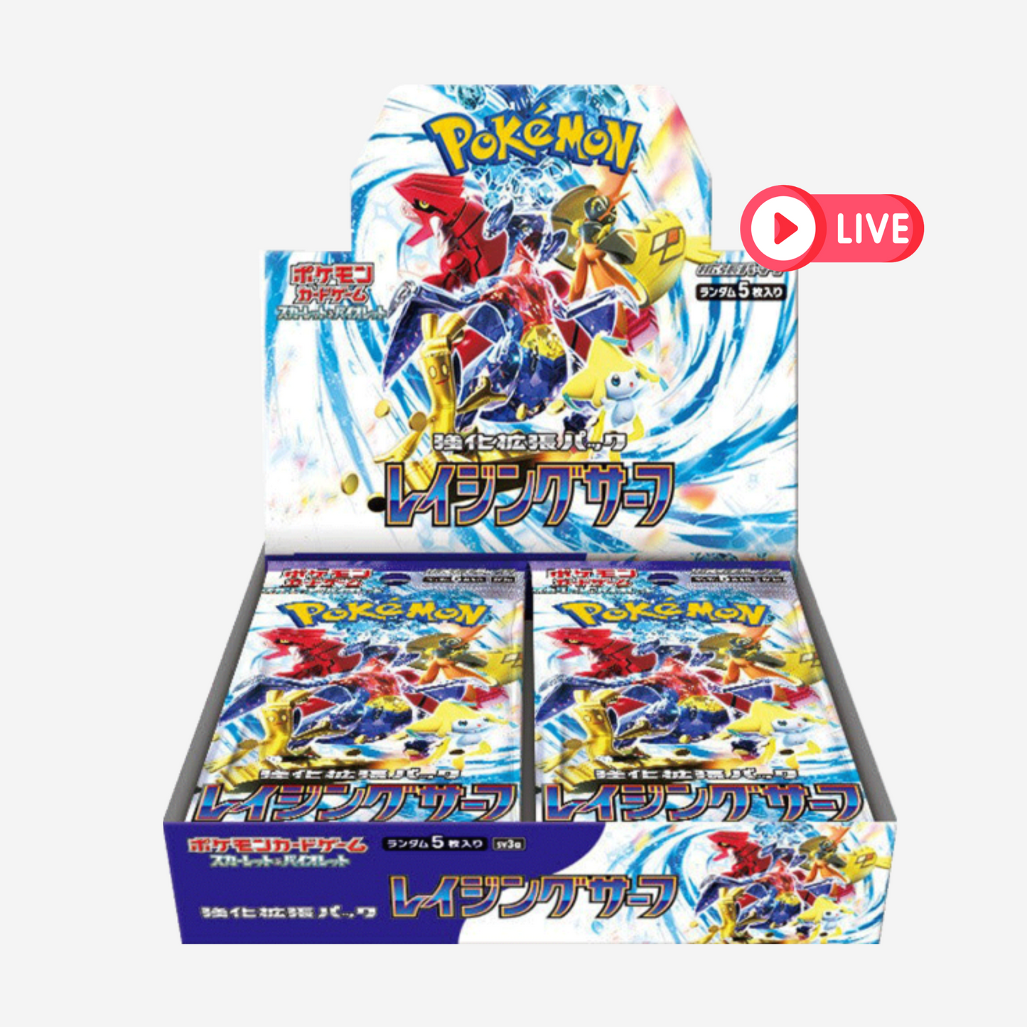 [POKÉMON] RAGING SURF (SV3A) DISPLAY [JP] - LIVEBOXBREAK