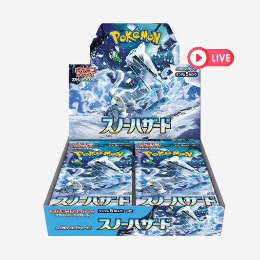 [POKÉMON] SCARLET & VIOLET SNOW HAZARD (SV2P) DISPLAY [JP] - LIVEBOXBREAK