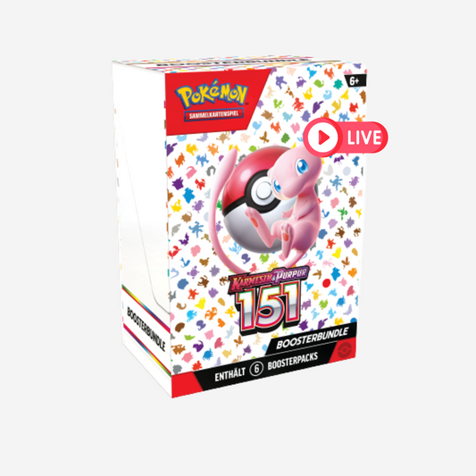 [POKÉMON] KARMESIN & PURPUR - 151 - BOOSTER BUNDLE [DE] - LIVEBOXBREAK