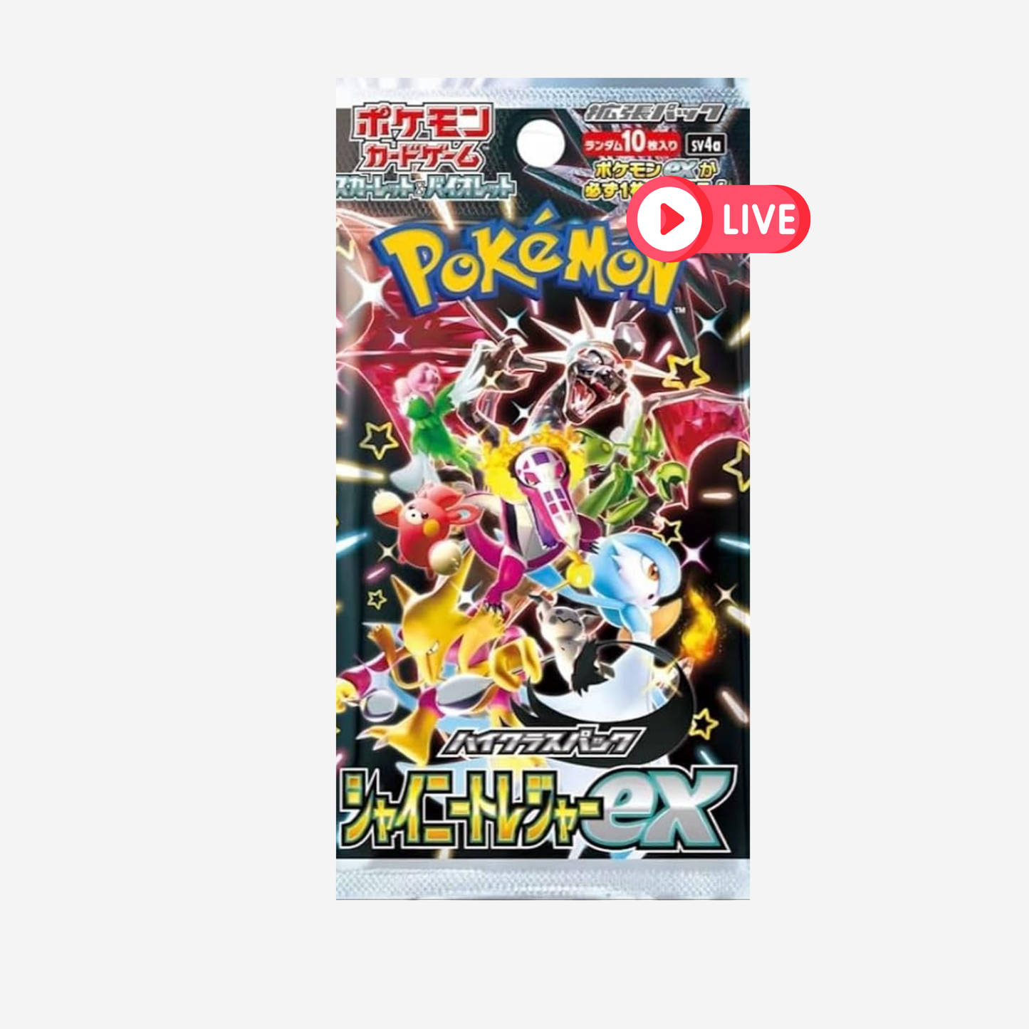 [POKÉMON] SHINY TREASURE EX (SV4A) BOOSTER [JP] - LIVEBOXBREAK