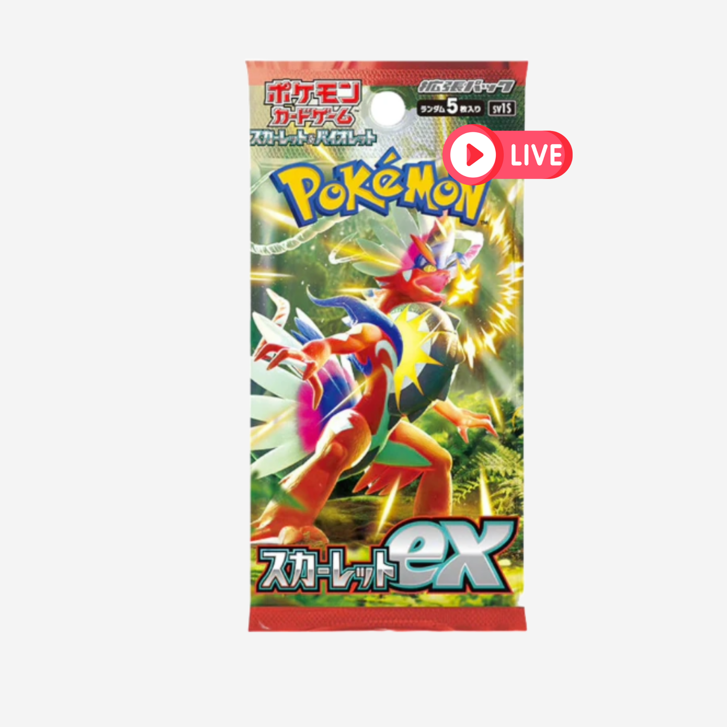 [POKÉMON] SCARLET EX (SV1S) BOOSTER [JP] - LIVEBOXBREAK