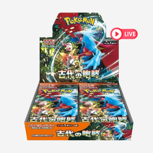 [POKÉMON] ANCIENT ROAR (SV4K) DISPLAY [JP] - LIVEBOXBREAK