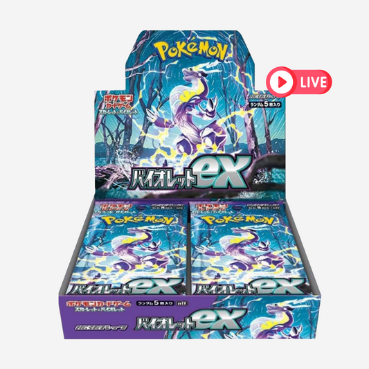 [POKÉMON] VIOLET EX (SV1V) DISPLAY [JP] - LIVEBOXBREAK