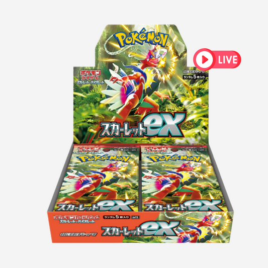 [POKÉMON] SCARLET EX (SV1S) DISPLAY [JP] - LIVEBOXBREAK