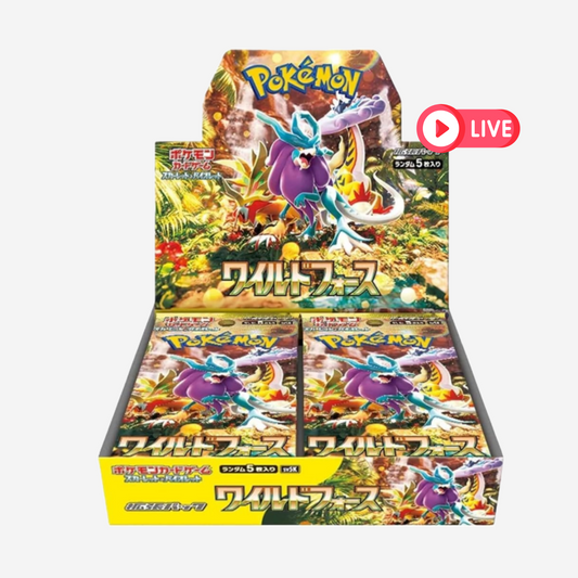 [POKÉMON] WILD FORCE (SV5K) DISPLAY [JP] - LIVEBOXBREAK