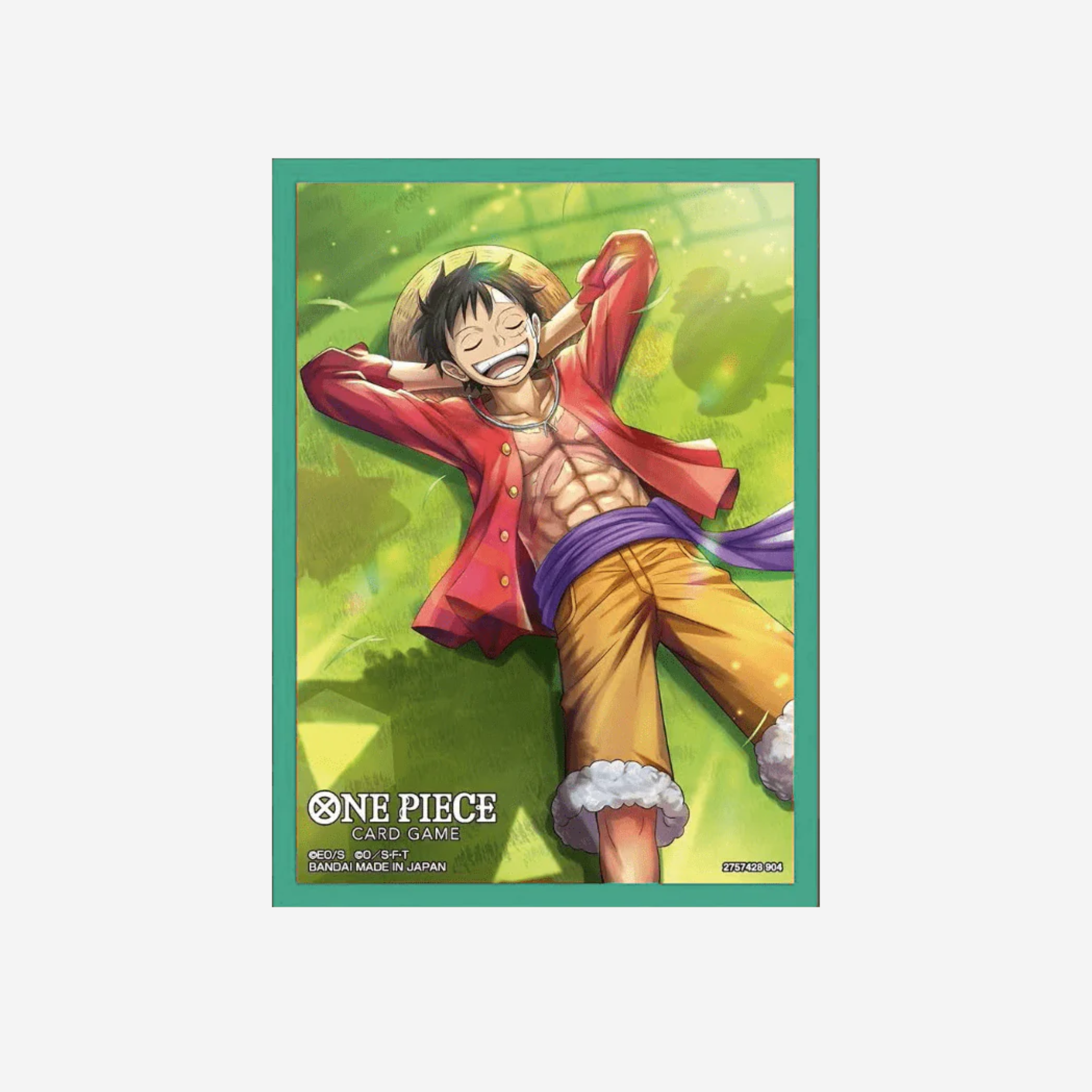 [BANDAI] ONE PIECE - OFFICIAL LUFFY SLEEVES ST21 70 STÜCK