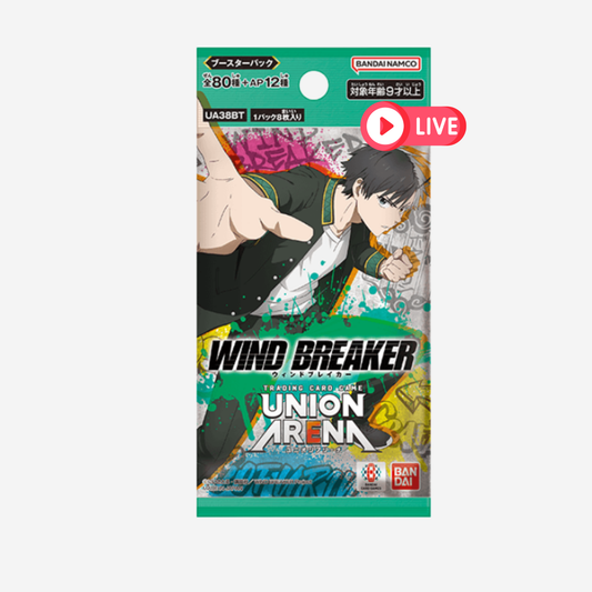 [BANDAI] UNION ARENA - WIND BREAKER BOOSTER UA38BT [JP] - LIVEBOXBREAK