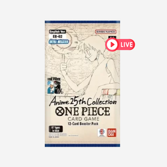 [BANDAI] ONE PIECE EB02 - ANIME 25TH COLLECTION BOOSTER [EN] - LIVEBOXBREAK