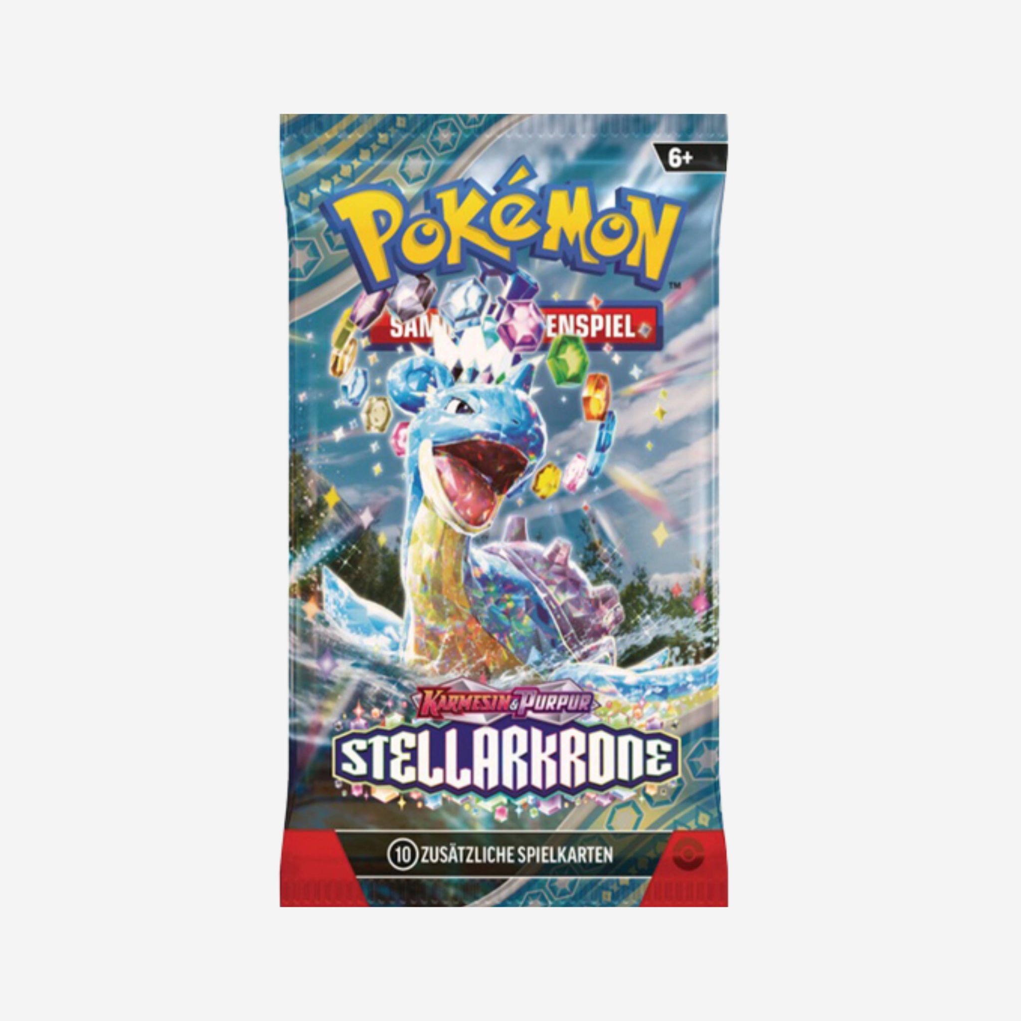 [POKÉMON] KARMESIN & PURPUR STELLAR KRONE (SV7) BOOSTER [DE]