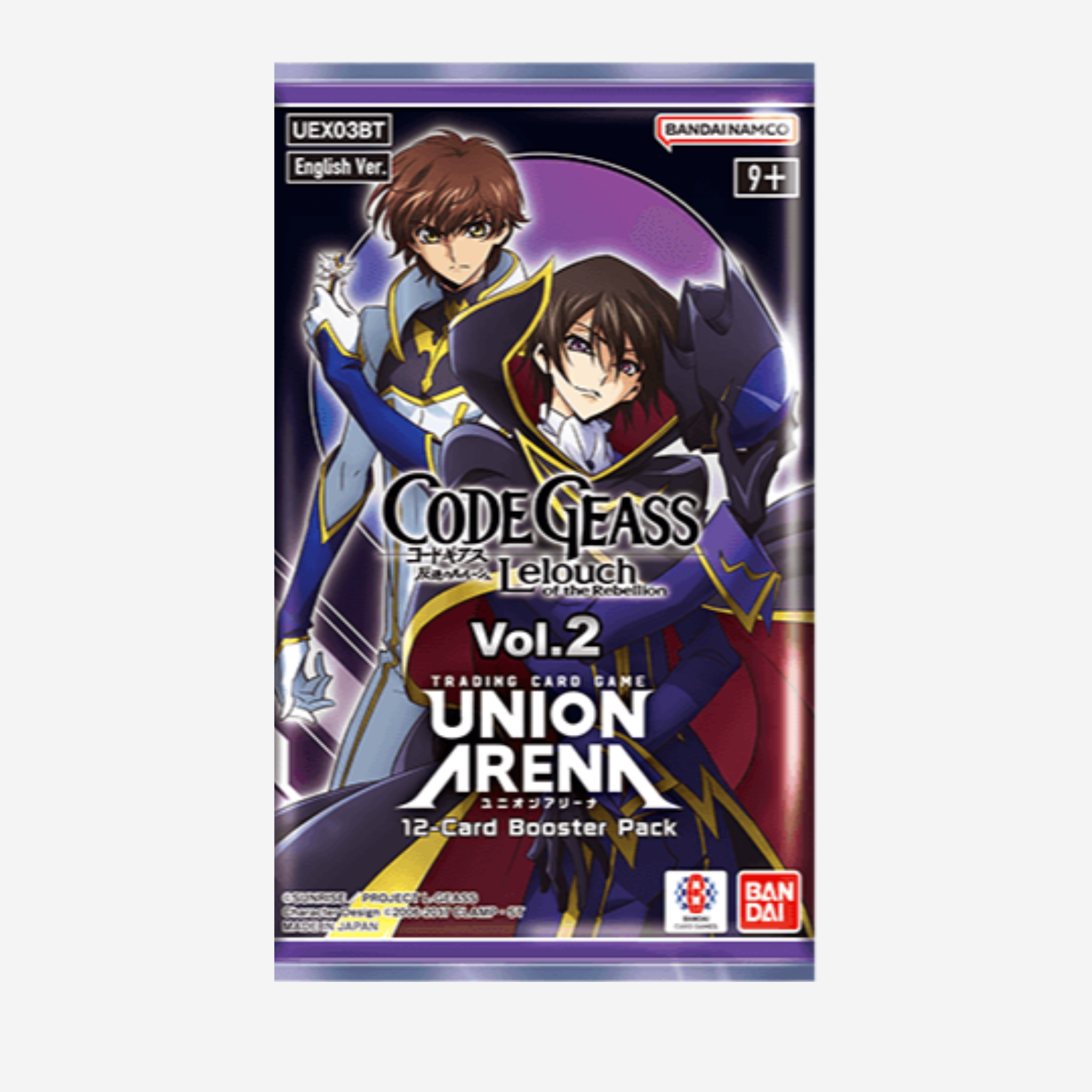 [BANDAI] UNION ARENA - CODE GEASS LELOUCH OF THE REBELLION VOL. 2 BOOSTER UEX03BT [EN]
