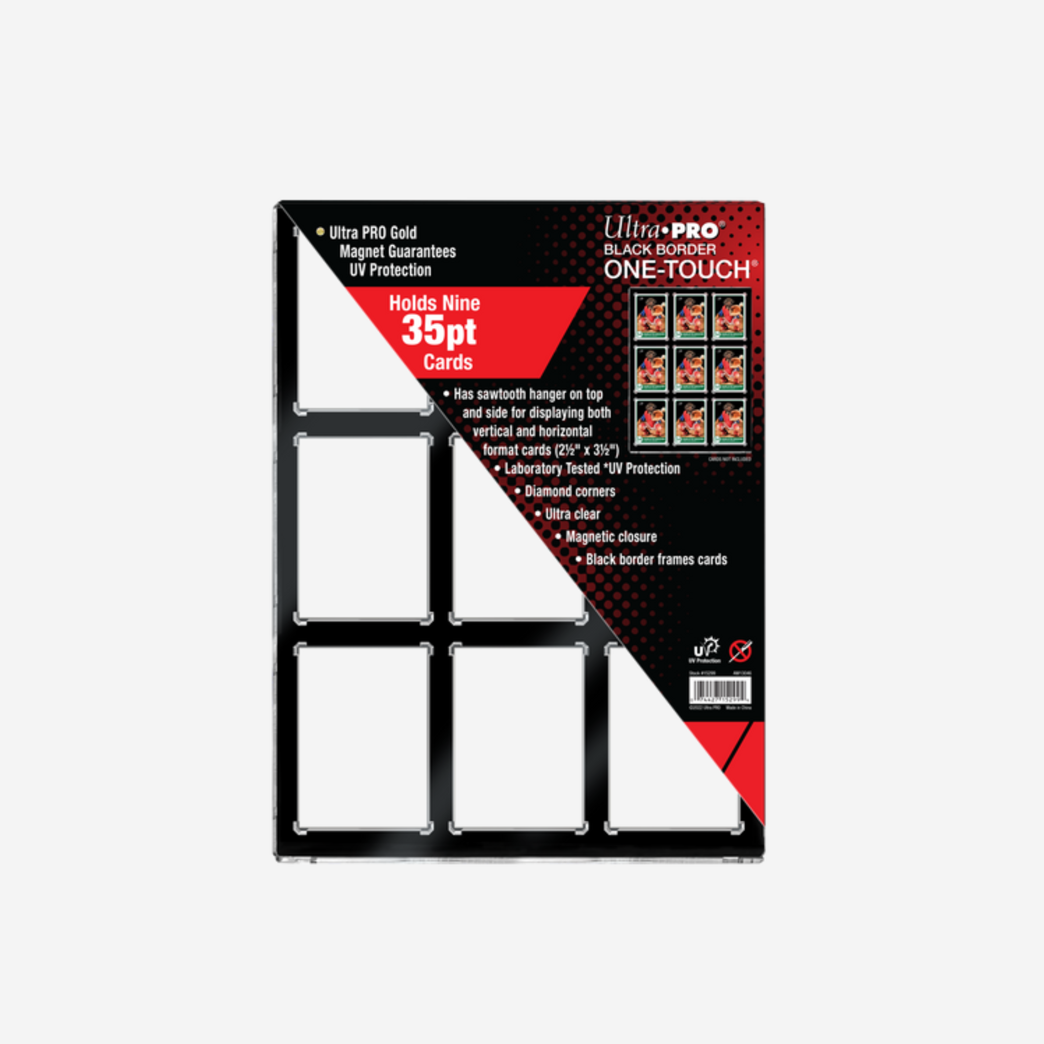 ULTRA PRO - 35PT 9-KARTENHALTER MIT SCHWARZEM RAND