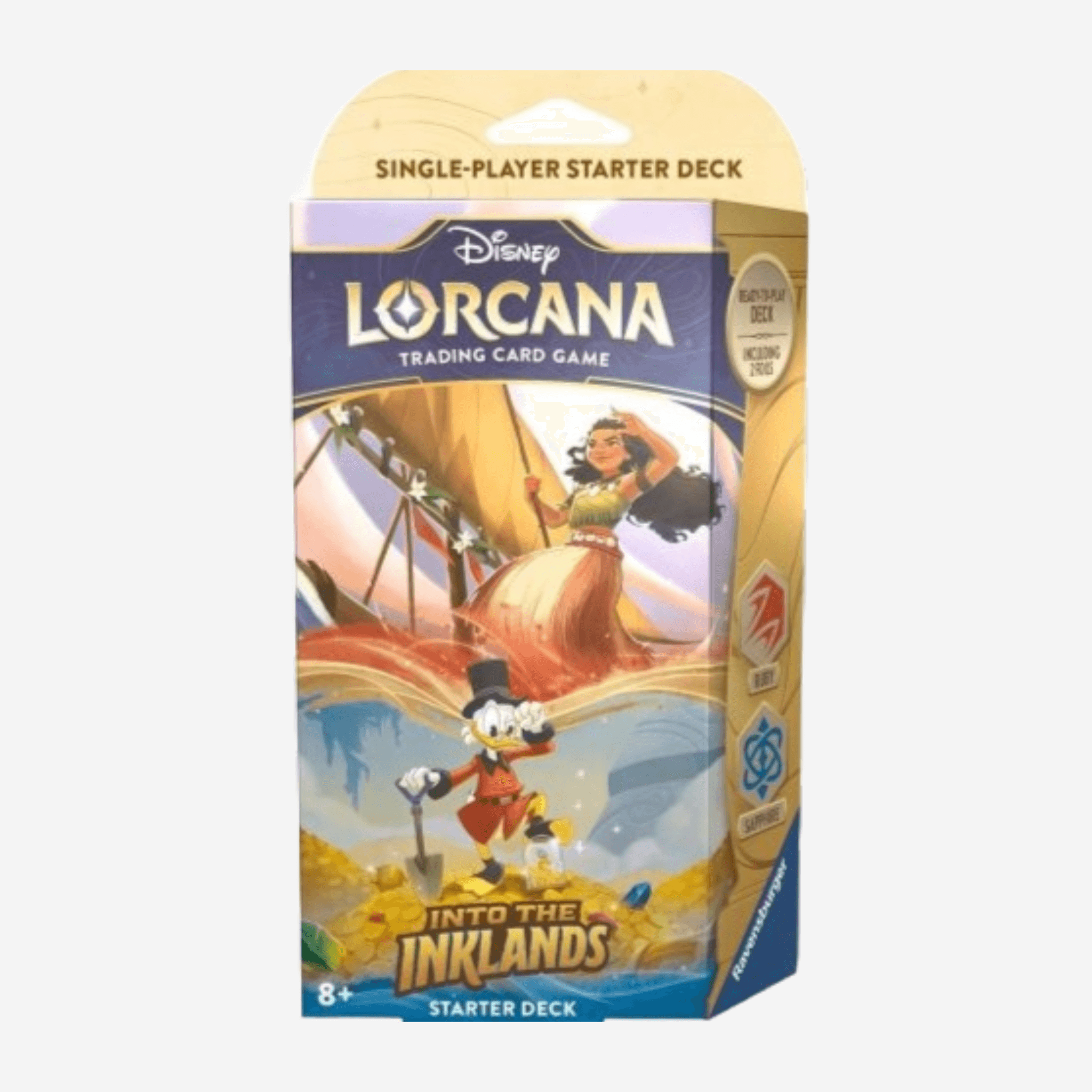 [RAVENSBURGER] DISNEY LORCANA: INTO THE INKLANDS - STARTER DECK RUBBY & SAPPHIRE [EN]