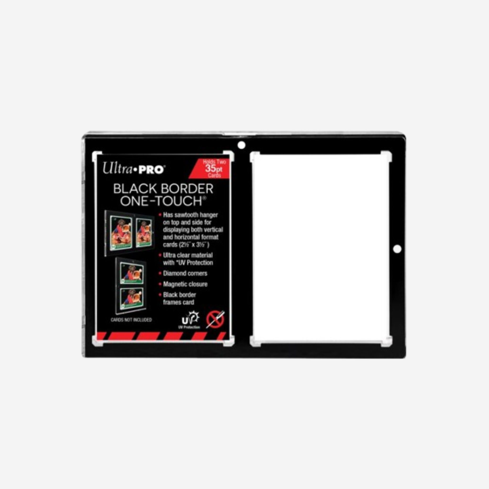 ULTRA PRO - 35PT 2-KARTENHALTER MIT SCHWARZEM RAND