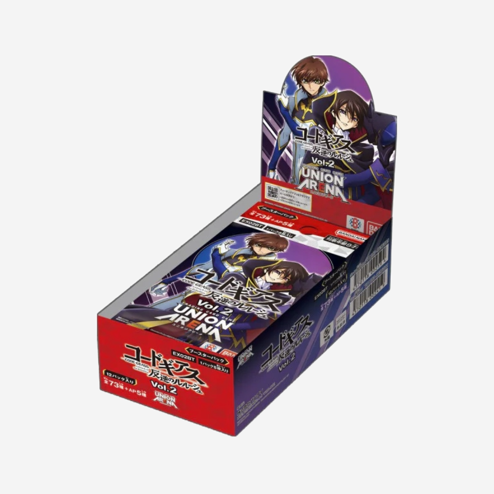 [BANDAI] UNION ARENA - CODE GEASS: LELOUCH OF THE REBELLION VOL: 2 DISPLAY [EX02BT]