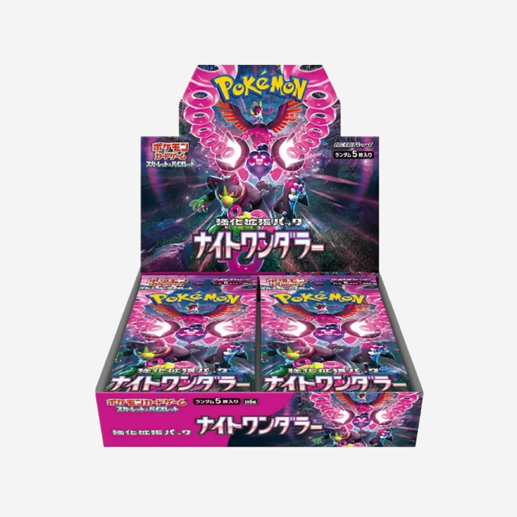 [POKÉMON] SCARLET & VIOLET NIGHT WANDERER (SV6A) DISPLAY [JP]