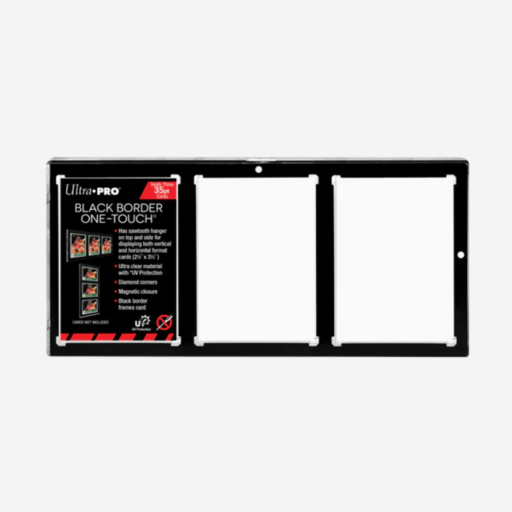 ULTRA PRO - 35PT 3-KARTENHALTER MIT SCHWARZEM RAND